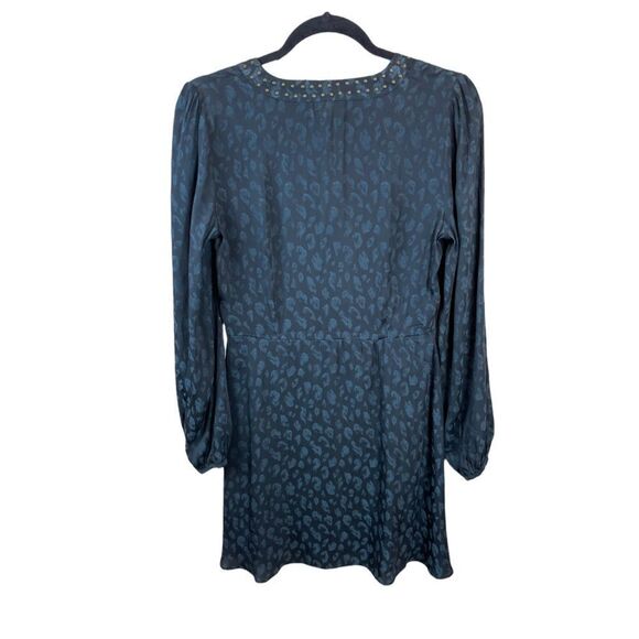 Avec Les Filles Gray Long Sleeve Studded Dress, size M - EUC - Picture 3 of 12